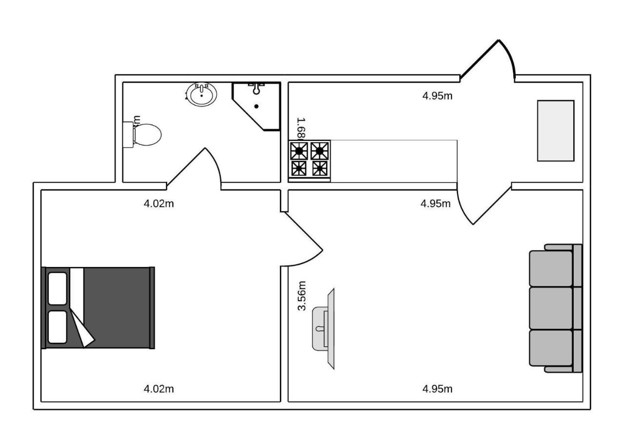 Homely 1 Bedroom Flat By The Copenhagen Lakes Exteriör bild